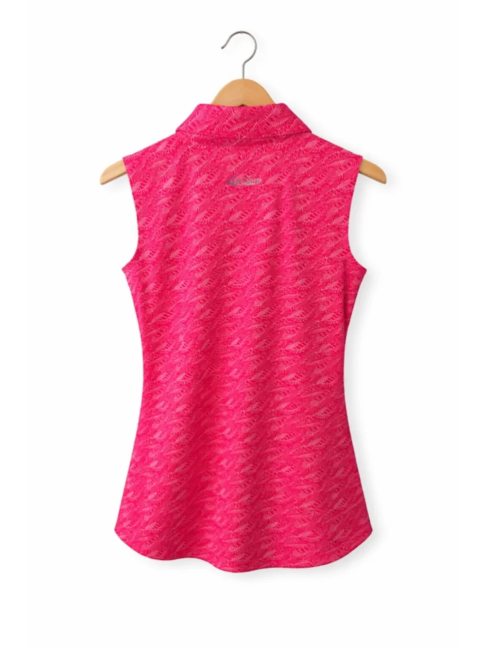 Greg Norman ML75 Womens Small Pink Sleeveless Golf Top 1/4 Zip Performance Polo - Picture 5 of 8